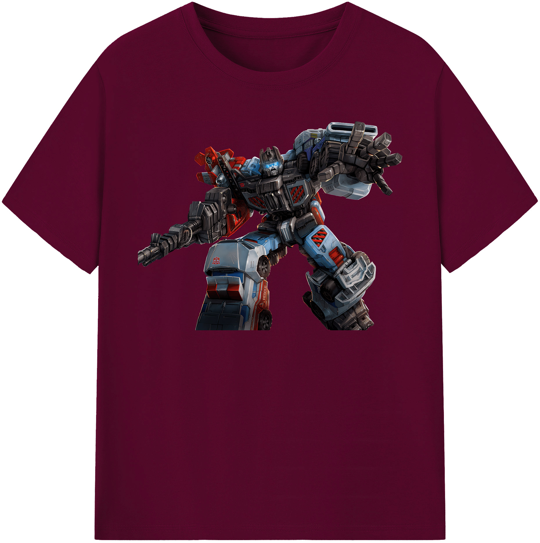 （画像用） Transformers トランスフォーマー レディースカジュアルプリントTシャツ（綿100％）